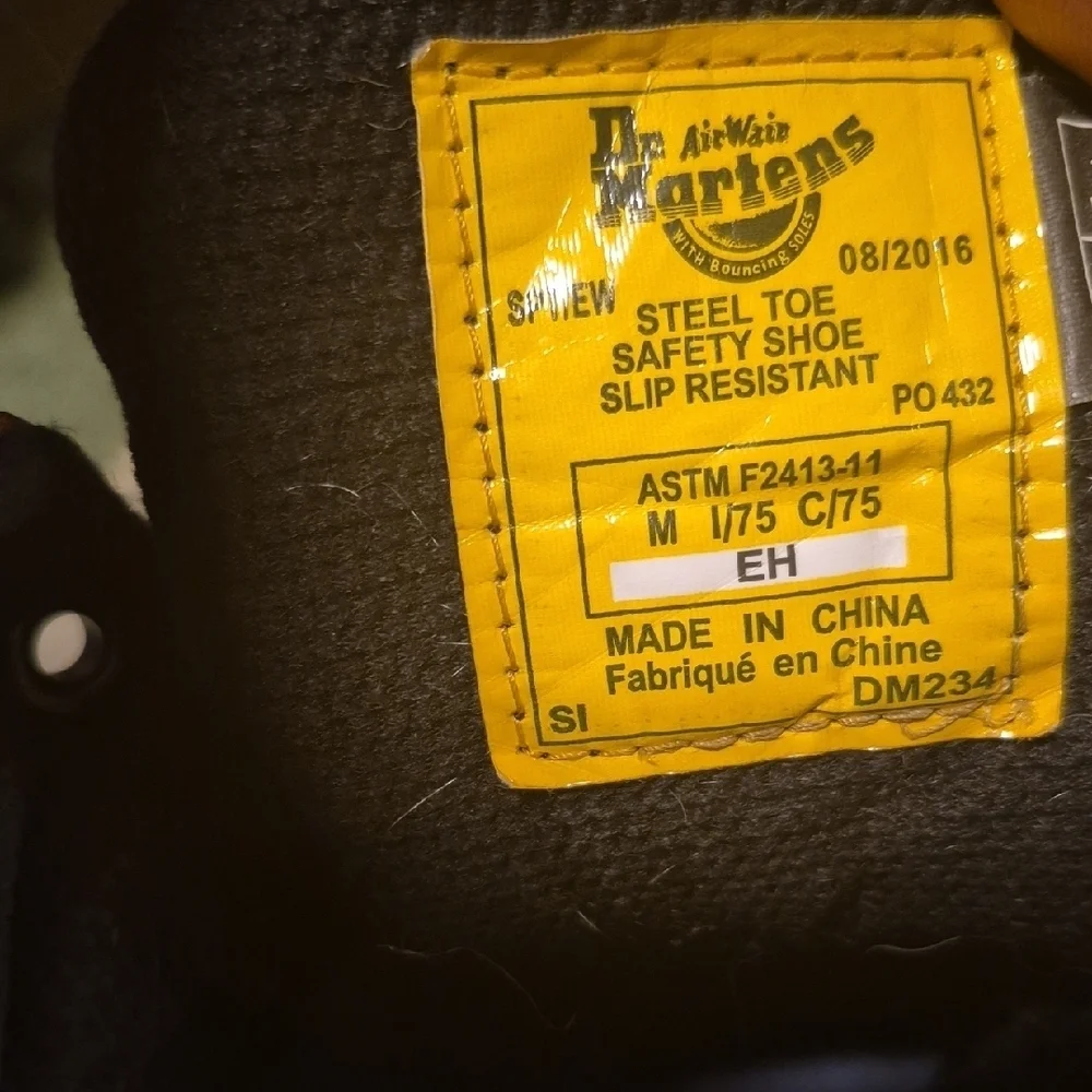 Dr. Martens Distressed Brown Men's Boots